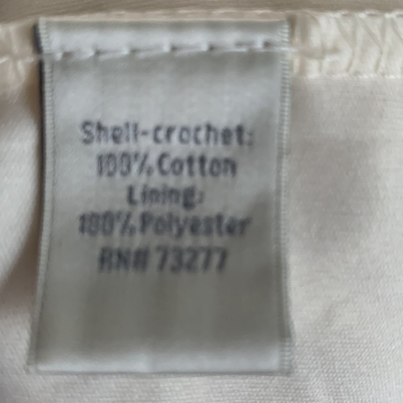 LC LAUREN CONRAD Crocheted Beige Dress SizeM #231 - Picture 9 of 12